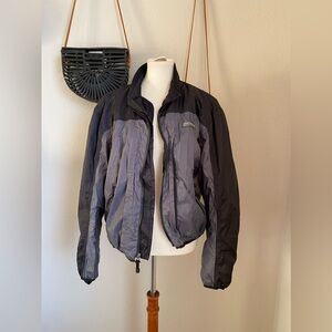 Olympia Moto Sports Black & Grey Jacket, Size Medium